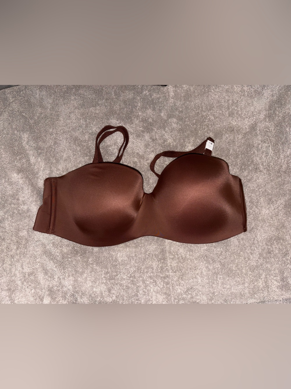 PINK Victoria's Secret Ganache brown Seamless push up  Bra